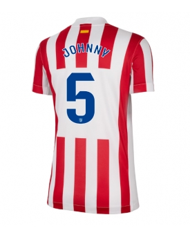 Billige Fotballdrakt Atletico Madrid Johnny Cardoso #5 Replika Hjemmedrakt Dame 2025-26 Kortermet Billige Fotballdrakt Atletico Madrid Johnny Cardoso #5 Replika Hjemmedrakt Dame 2025-26 Kortermet